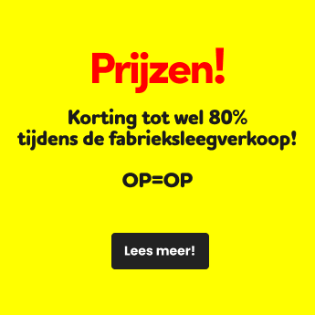Kortingen tot wel 80%