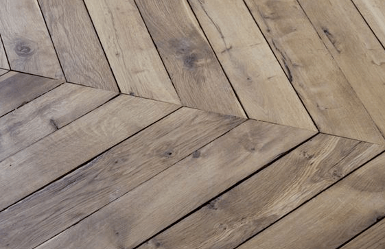 Houten Hongaarse punt vloer