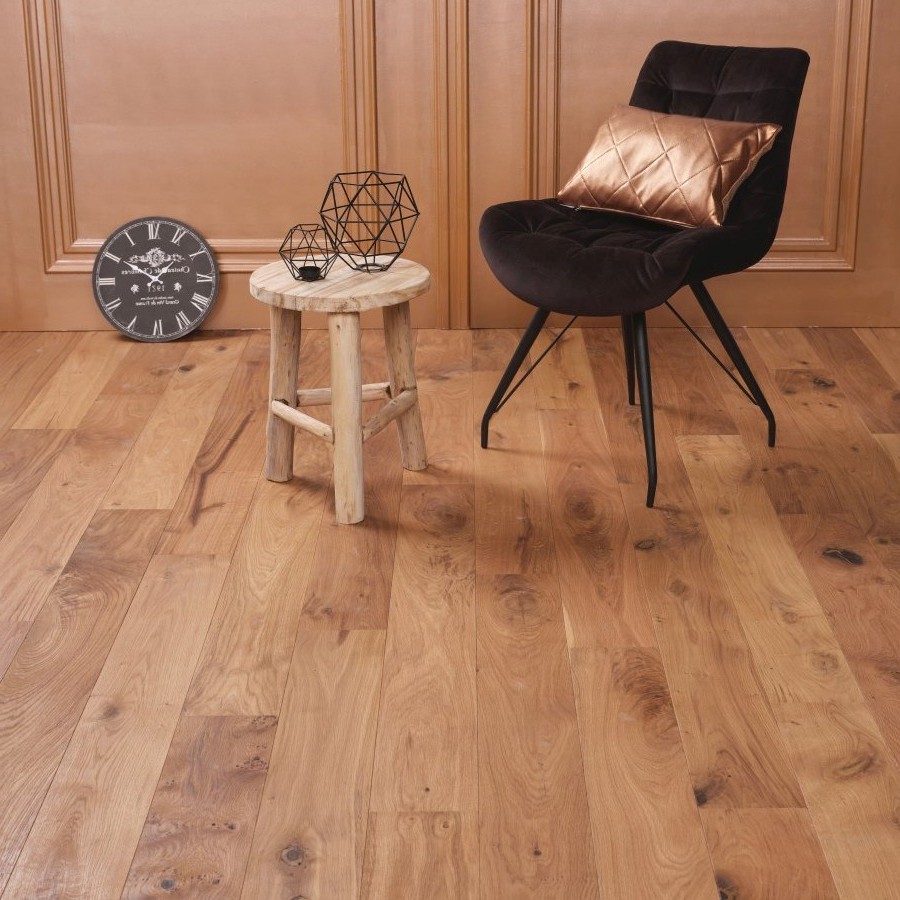 Ouderwetse houten vloer