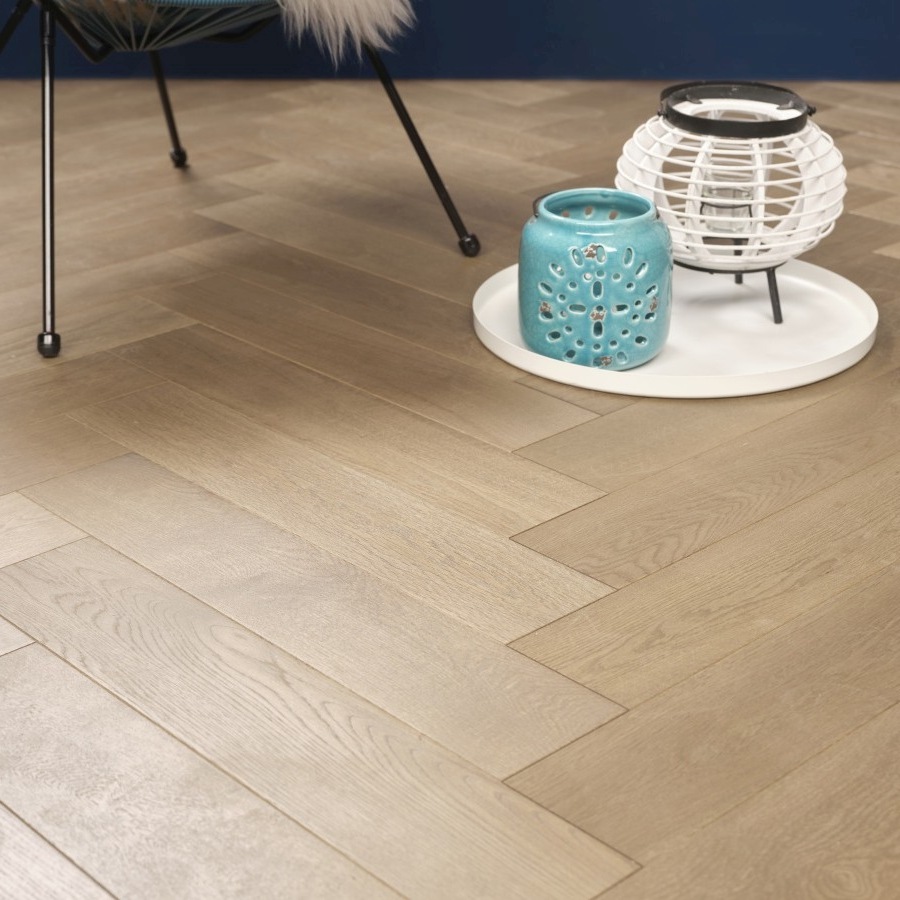 elegant design visgraat houten vloer